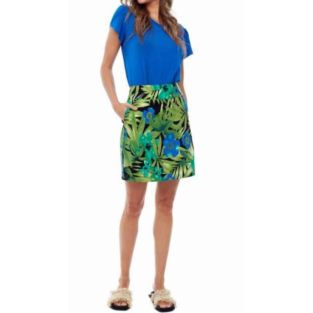 NEW UP! maui printed skort in maui print